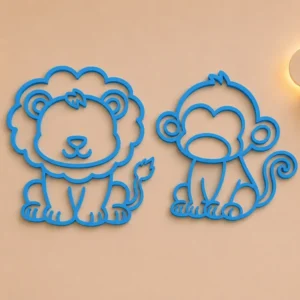 Conjunto de Arte de Parede Safari Fofo em PLA, impressão 3D Ana 3D
