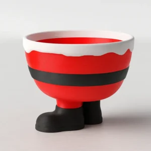 Tigela de Natal Decorativa em PLA, impressão 3D Ana 3D